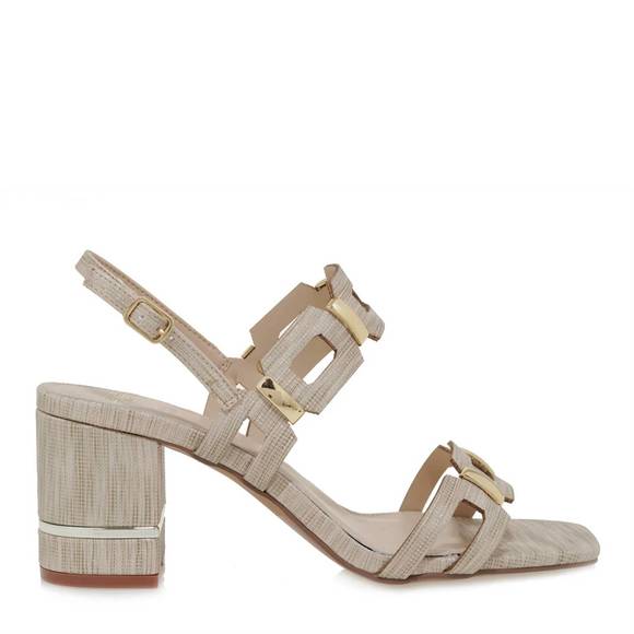 NEW EXE women bruna heeled sandal in gold - Picture 1 of 1